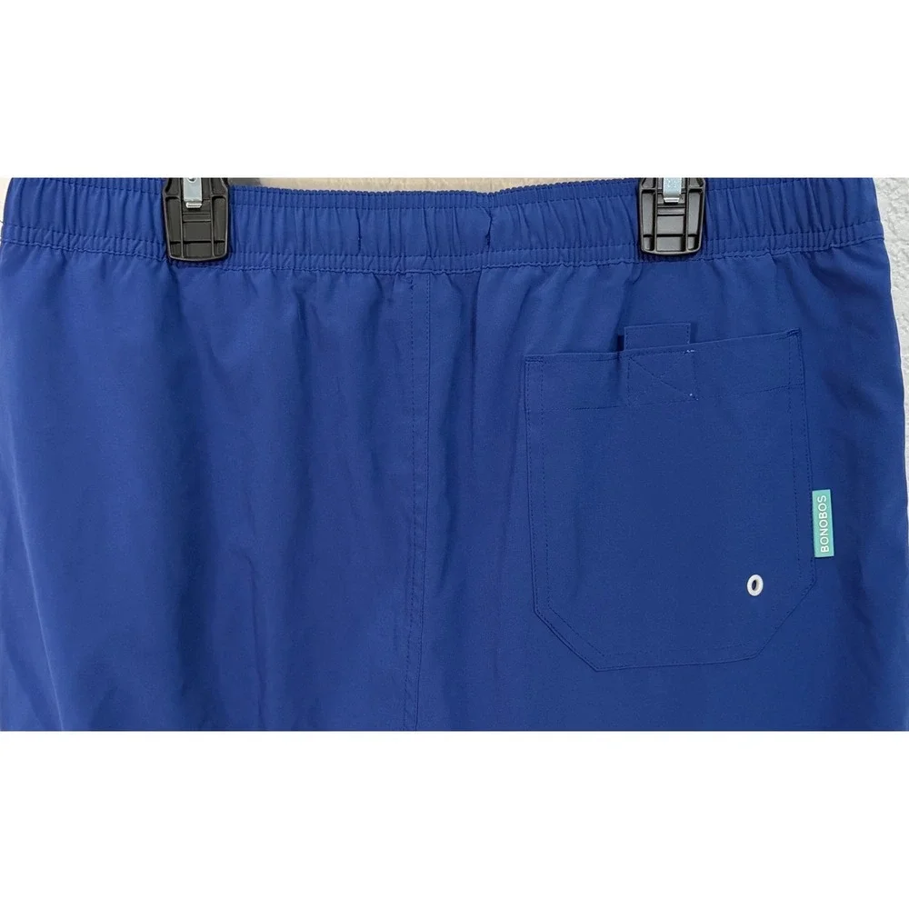 Bonobos Mens Swim Trunks Blue 9 Inch Inseam Mesh Lined Board Shorts Size Medium